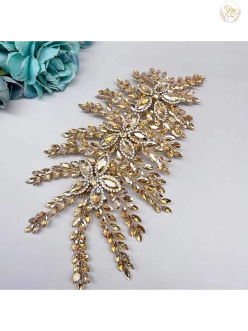 Bridal Hair Accessories Handcrafted Rhinestone Headpiece Wedding Hair Wreath